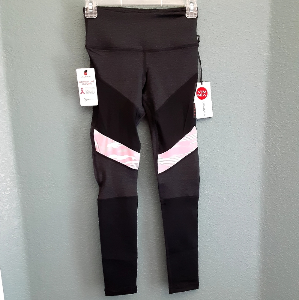 Vimmia warrior one legging pink camo new size xs